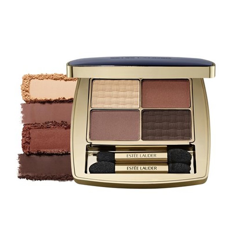 Estée Lauder The Essential Eyeshadow Quad Long-Lasting Palette | Shape, Sculpt, Magnify, Gallery Hop, 0.14 Ounce