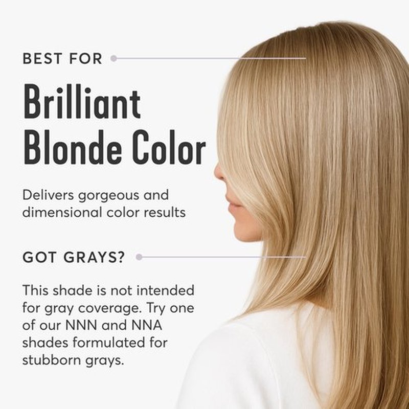 Madison Reed Radiant Hair Color Kit Plus | 10NGV Light Golden Blonde (Amalfi Blonde) | 100% Gray Coverage | Ammonia-Free Salon Hair Dye for Long or Thick Hair