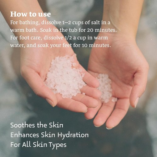 Dead Sea Salts - Relaxing Bath Soak for Body Rejuvenation with Lavender Essential Oil | Coarse Mineral Salts (8.82 oz)