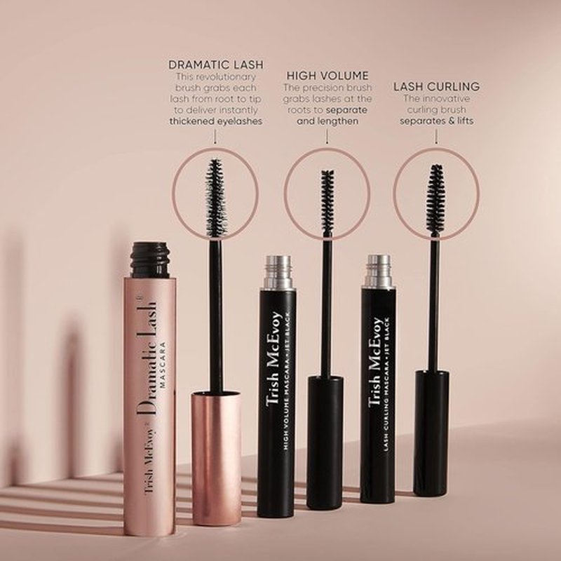 Trish McEvoy Lash Curling Tubular Mascara - Long-Lasting Volume & Definition | Black