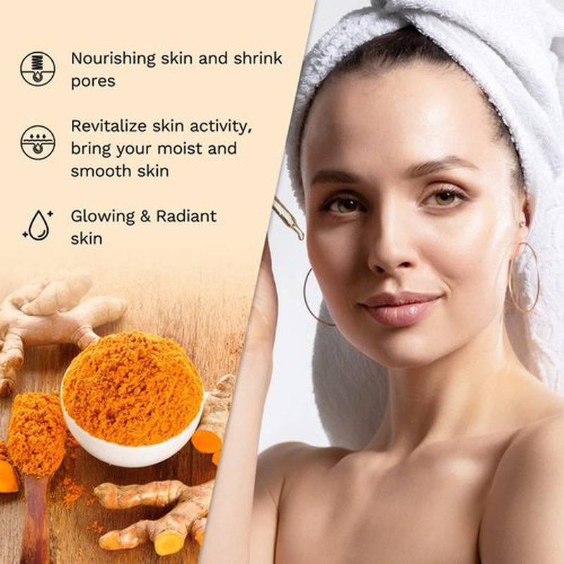 ANAI RUI Turmeric Face Oil, Facial Oils & Serum with Turmeric, Turmeric Skincare Oil for Dry Skin, Wrinkles, Acne, Evens Tone, Moisturizing Face Oil 1.06OZ