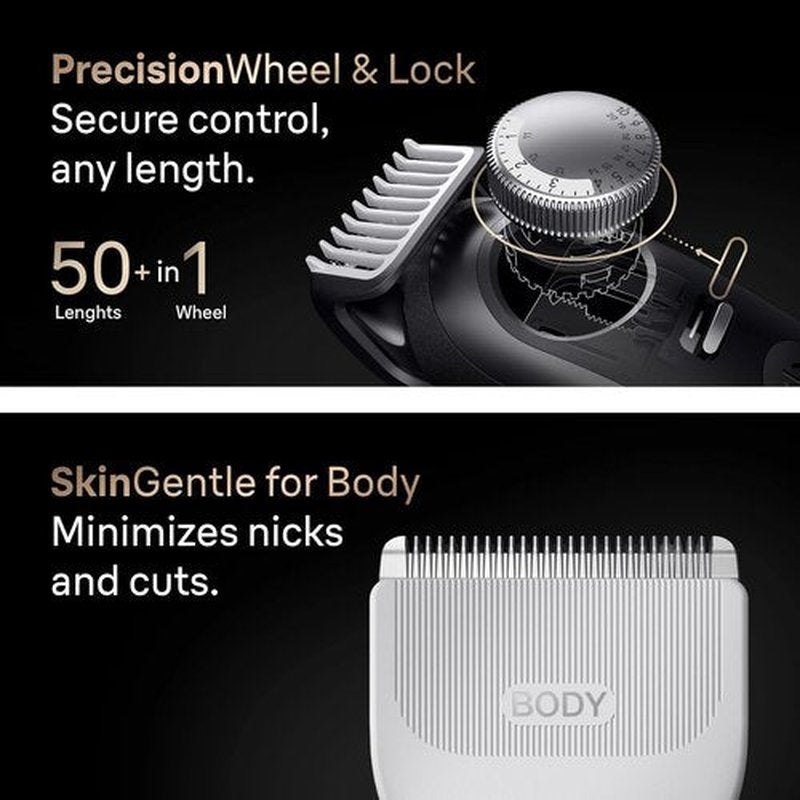 Braun Series 9 PRO All-in-One Beard & Body Grooming Kit - Cordless Trimmer & Shaver for Men | AIO 9550