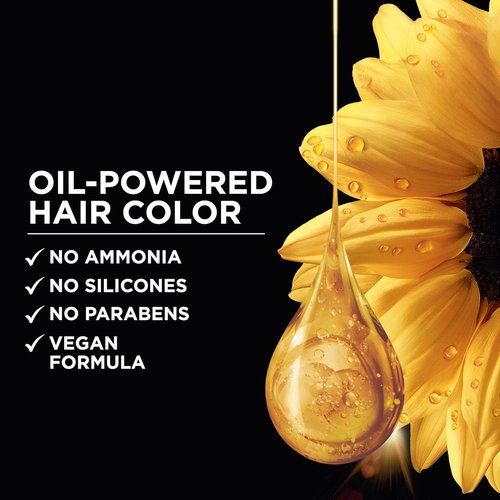 Garnier Olia Hair Color - Ammonia-Free Permanent Dye, 7.45 Dark Fire Ruby, 2 Count