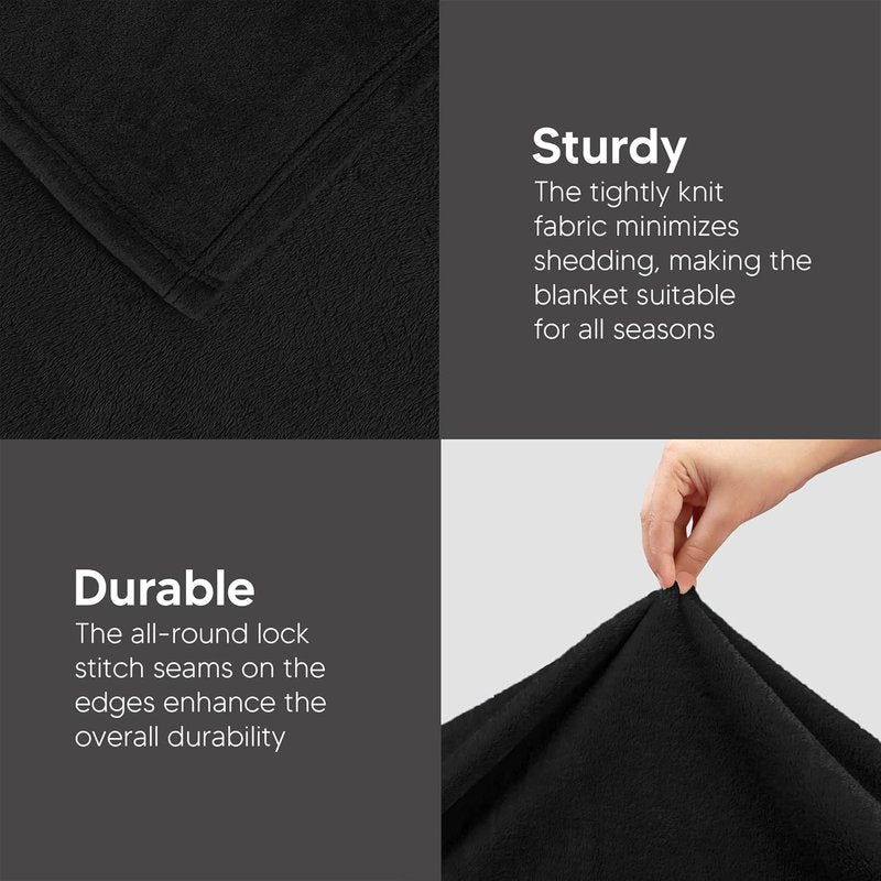 Utopia Bedding Fleece Blanket - XL Ultra Soft & Warm Throw (50x70 Inches) | Cozy All-Season Home Decor Gift