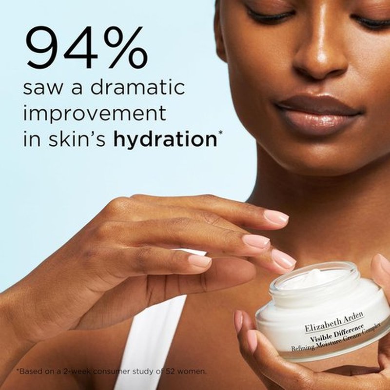 Elizabeth Arden Visible Difference Moisture Cream - Daily Face Hydrator, Prevents Dryness, 2.5 Oz