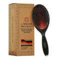 Since 1869 Boar Bristle Brush - Handmade in Germany for Normal to Thick Hair | Gently Detangles & Softens (Large)