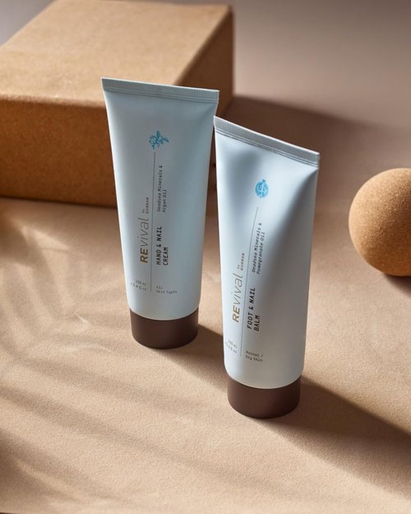REvival Foot & Nail Balm - Intensive Moisturizing Foot Cream with Dead Sea Minerals, Argan, Coconut & Jojoba Oils, Aloe - Softens Cracked Heels & Dry, Rough Feet100ml | 3.4 oz