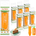 Skiennix Carrot Lip Balm - Moisturizing & Nourishing Easter Gift Set | 6 Pcs for Women & Adults