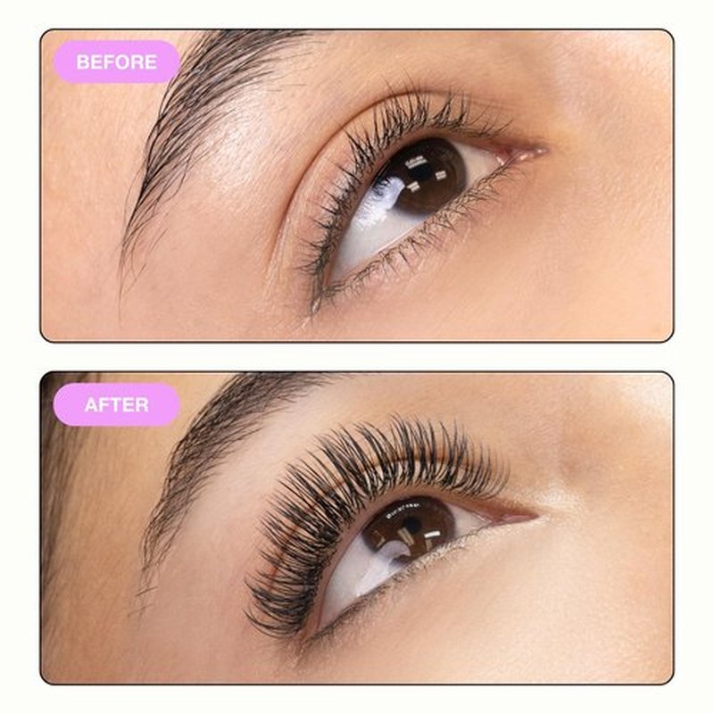 Curacoro Laser Flat Lash Extensions – Lightweight & Long-Lasting Flat Lashes with Laser-Enhanced Adhesion | True Black 0.15-CC Curl 7mm-15mm Eyelash Extensions for Professionals