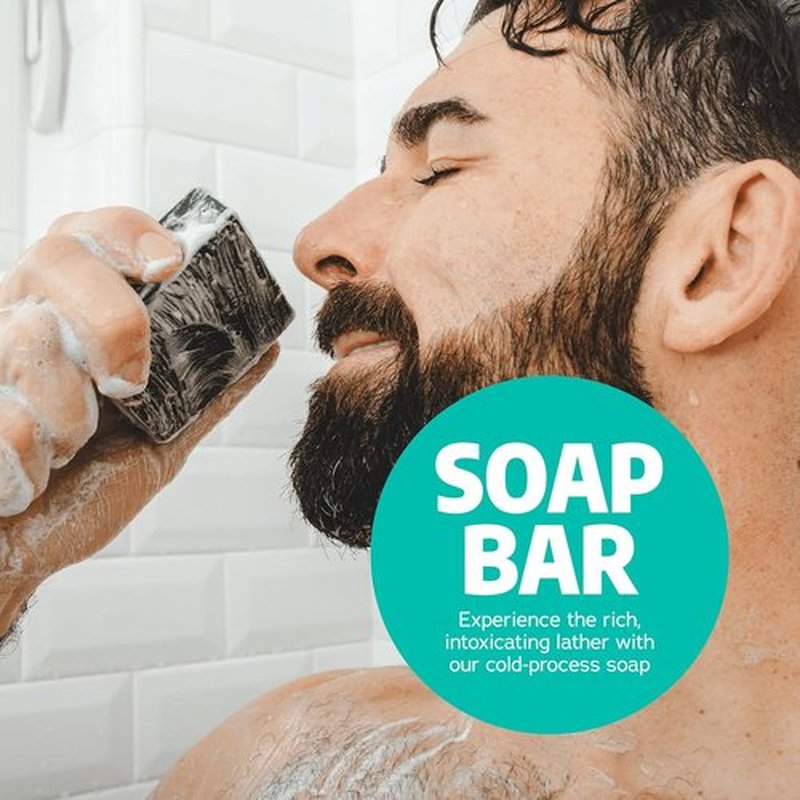 Dr. Squatch Natural Men’s Bar Soap - Cold Process Coconut Castaway Soap Bar - 5 oz, 3-Pack