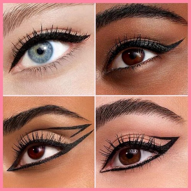 iMethod Liquid Eyeliner - Waterproof 2-in-1 Dual-Ended Liner with Precise Brush & Thick Tip | Black Matte Finish, Long-Lasting, Smudge-Proof