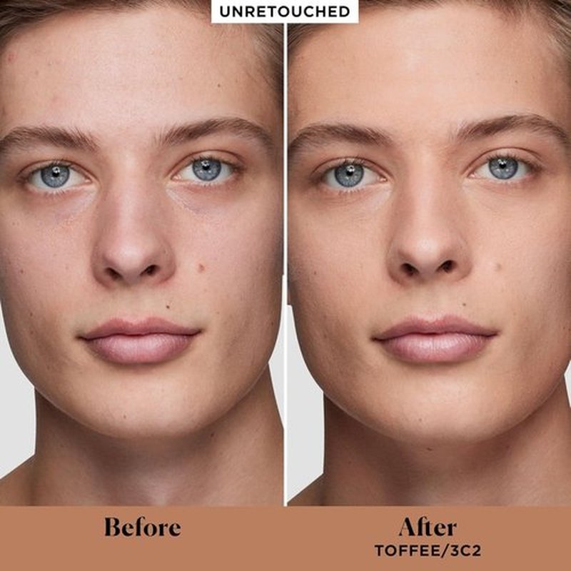 Real Flawless Waterproof Foundation - Medium Buildable Coverage, 12 HR Wear, Non-Comedogenic, 1oz