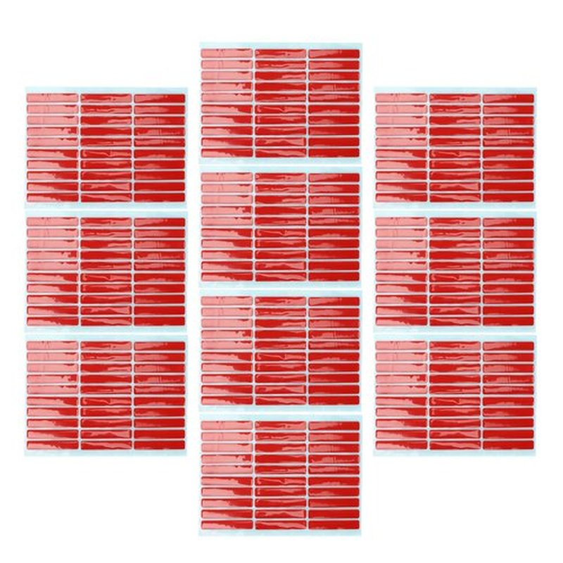 10 Sheet Nail Art Mounting Tape,Nail Tip Display Tape Salon Double Sided Adhesive Tape Accessory for Nail Tip Color Display