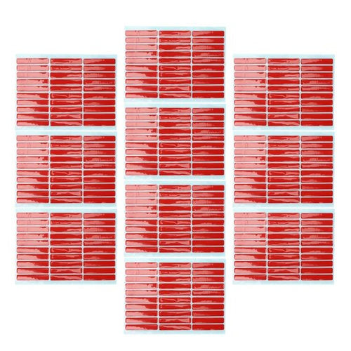 10 Sheet Nail Art Mounting Tape,Nail Tip Display Tape Salon Double Sided Adhesive Tape Accessory for Nail Tip Color Display