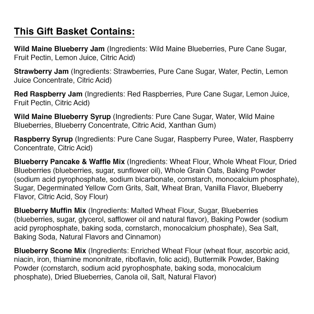 Stonewall Kitchen Berry Breakfast Gift Crate