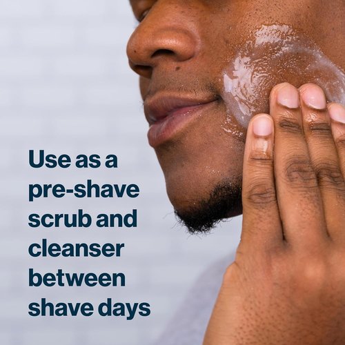 Gillette SkinGuard Face Scrub - Daily Exfoliating Cleanser for Men with Shea Butter & Charcoal, 5 oz