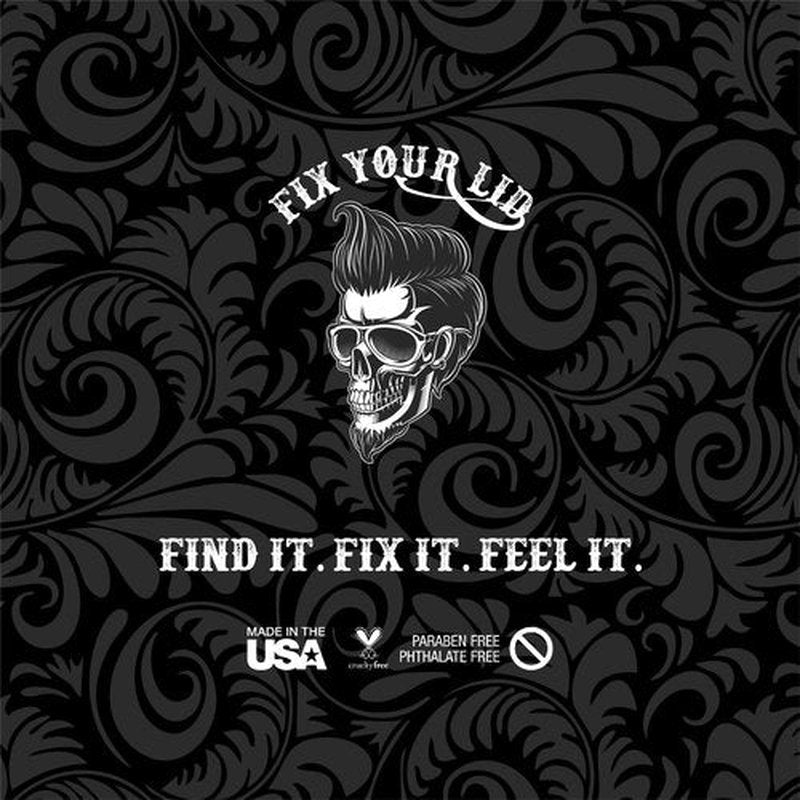 Fix Your Lid Ultra Light Pomade for Men - Low Hold & Low Shine Styling - Water-Based, Easy to Wash Out - Full Size & Travel Size Bundle - 3.75 oz + 1.7 oz