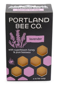Portland Bee Co. All Natural Beeswax and Super Bloom Honey Bar Soap - Lavender