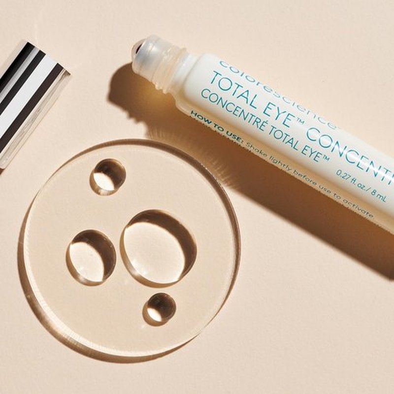Colorescience Total Eye Concentrate Serum - Reduce Dark Circles & Puffiness | 0.27 Fl Oz
