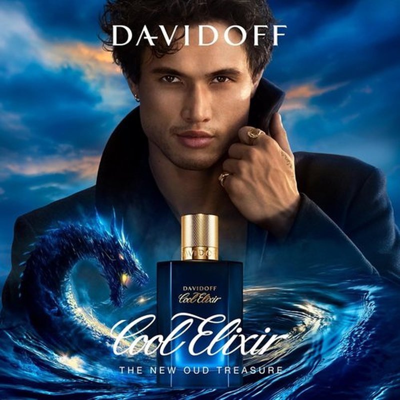 Davidoff Cool Elixir Parfum Intense - Woody Men's Cologne with Rose Oxide & Oud Accord - Long-Lasting Fragrance
