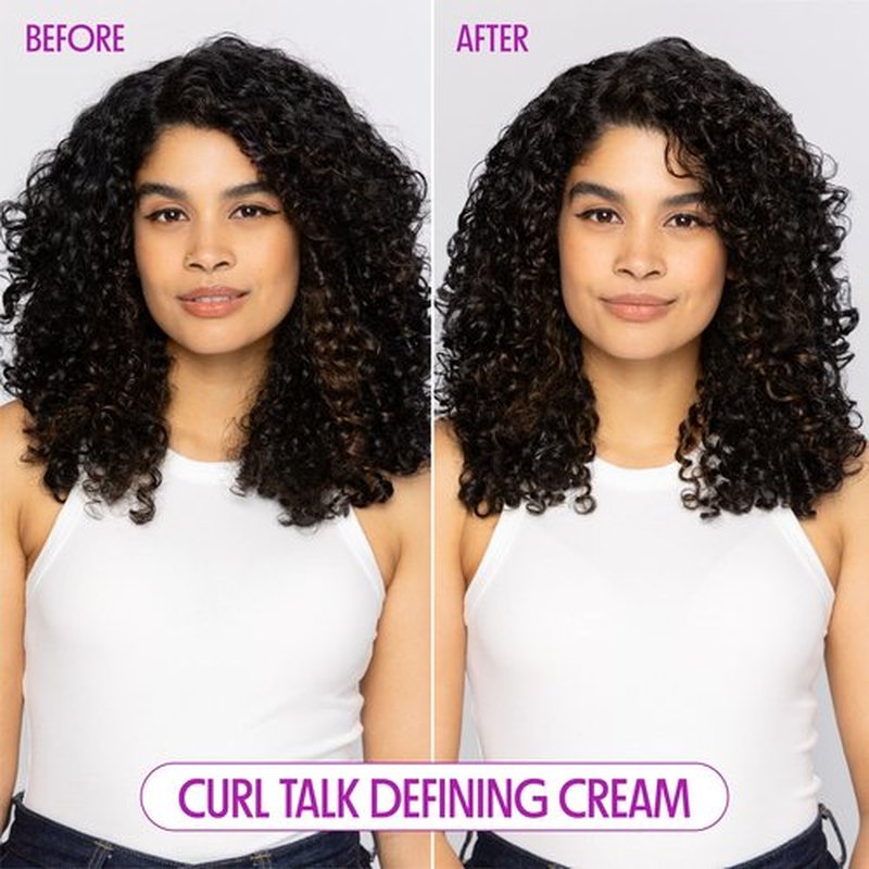 Not Your Mother's Curl Talk Defining Spray Gel and Defining Cream (2-Pack) - Formulated with Rice Curl Complex - For All Curly Hair Types
