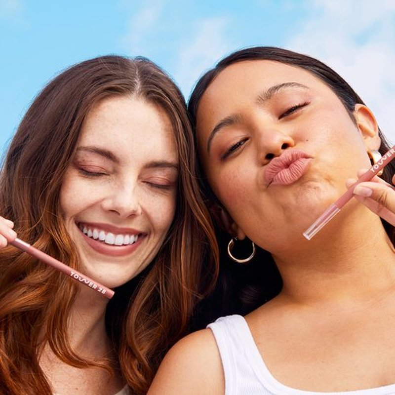 Tower 28 OneLiner - Multi-Use Creamy Lip Liner, Eyeliner & Face Makeup Pencil for Sensitive Skin - Hydrating, Vegan Formula with Shea Butter - Matte, Long-Lasting Finish - Pinky Taupe (1 Count)