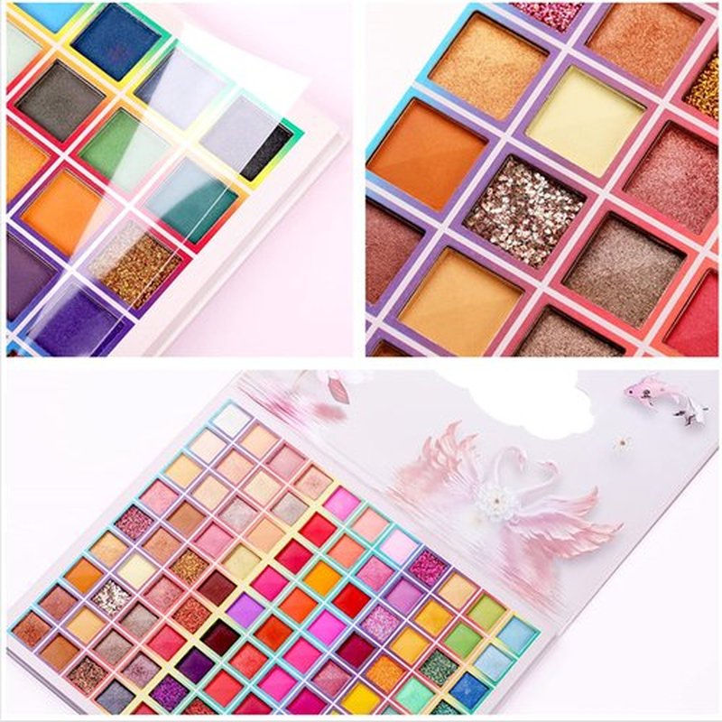 99 Colors Eyeshadow Palette, Colorful Eyeshadow Palette, Professional Matte Shimmer Glitter Rainbow Makeup Pallet, Colorful Long Lasting Highly Pigmented Eye Shadow Valentine's Day Gifts for Women