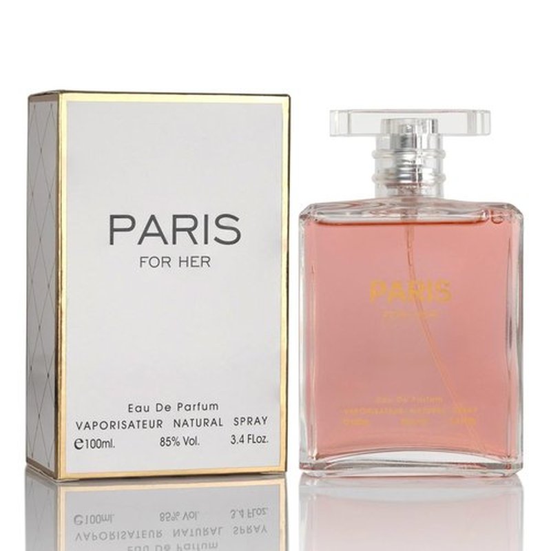 NovoGlow Paris Eau de Parfum Spray for Her - Long-Lasting Women's Fragrance, 3.4 Oz | Perfect Gift for Any Occasion