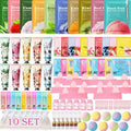 110 PCS Spa Party Supplies for Women, Spa Party Favors Include Face＆Lip Mask,Hand Cream,Under Eye Patches and Foot Bath Bombs,Spa Birthday Sleepover Party Supplies,Sleepover Party Gifts