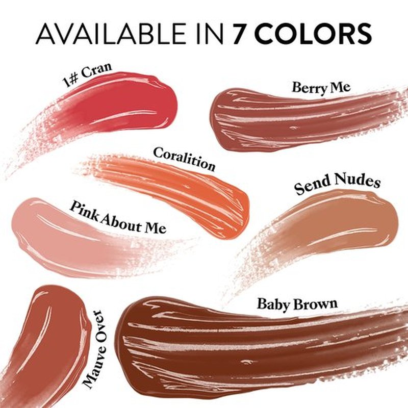 Mented Cosmetics Lip Gloss for Women Tinted Lip Balm Stain, Long Lasting Buildable Moisturizing Lipgloss Lipstick Topper, Made in USA, Cruelty Free Vegan Makeup, Baby Brown