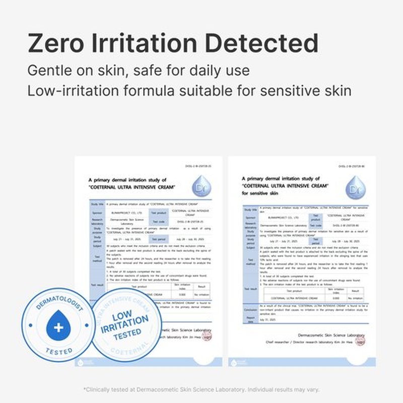coeternal Ultra Intensive Cream, Hydrating Korean Face Moisturizer with Niacinamide, Arginine & Algae11 Extracts, Non-greasy Barrier Cream for Dry, Oily or Sensitive Skin, 50ml / 1.69 fl.oz.