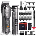 Hatteker Professional Hair Clippers for Men Beard Trimmer Clippers Set Waterproof T-Blade Trimmer Cordless Grooming Kit Nose Body Hair Barber Clippers Hair Cutting Kit