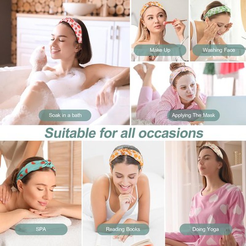DiyJibb Headbands for Women Girls - 6PCS Stylish Top Knotted Headbands - Knotted Headband for Women - Head Bands Wide Hairband Hair Accessories