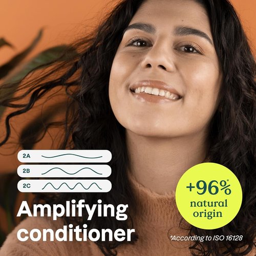 ATTITUDE Hair Shampoo & Conditioner Bundle - Vegan, Plant-Based Formula for Wavy & Curly Hair | Coconut Oil, 16 Fl Oz