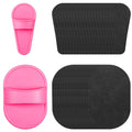 Patelai 32 Pcs Smooth Away Hair Removal Pads 2 Sizes Facial Hair Remover Pads and 30 Pcs Exfoliation Fine Sandpaper for Women Girls Faces Lips