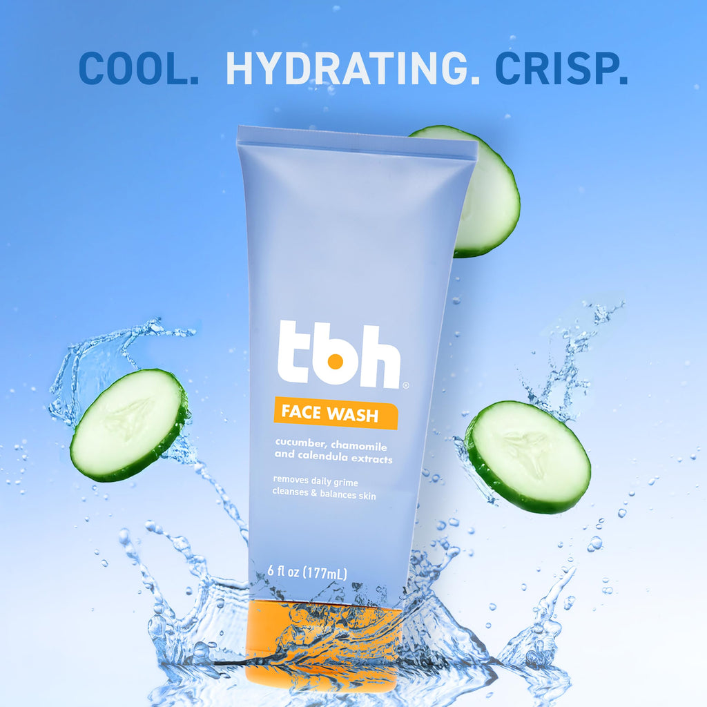 TBH Kids Gentle Gel Face Wash – Hydrating Daily Cleanser for Preteens & Teens – Soothing Chamomile & Calendula for Sensitive, Dry & Oily Skin – Sulfate & Paraben-Free – 6 oz
