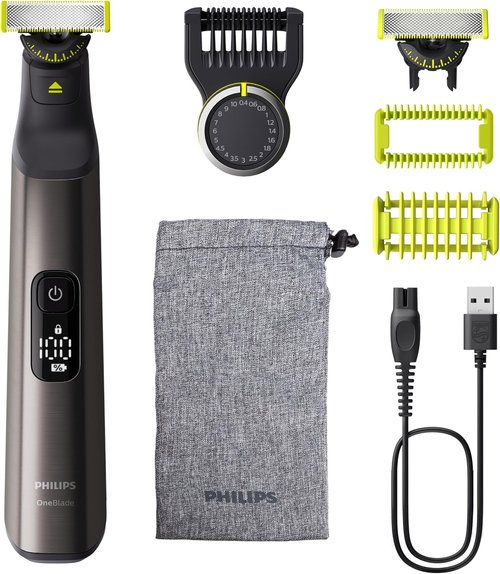 Philips OneBlade Pro 360 QP6552/15 - Versatile Beard & Body Trimmer for Precision Grooming