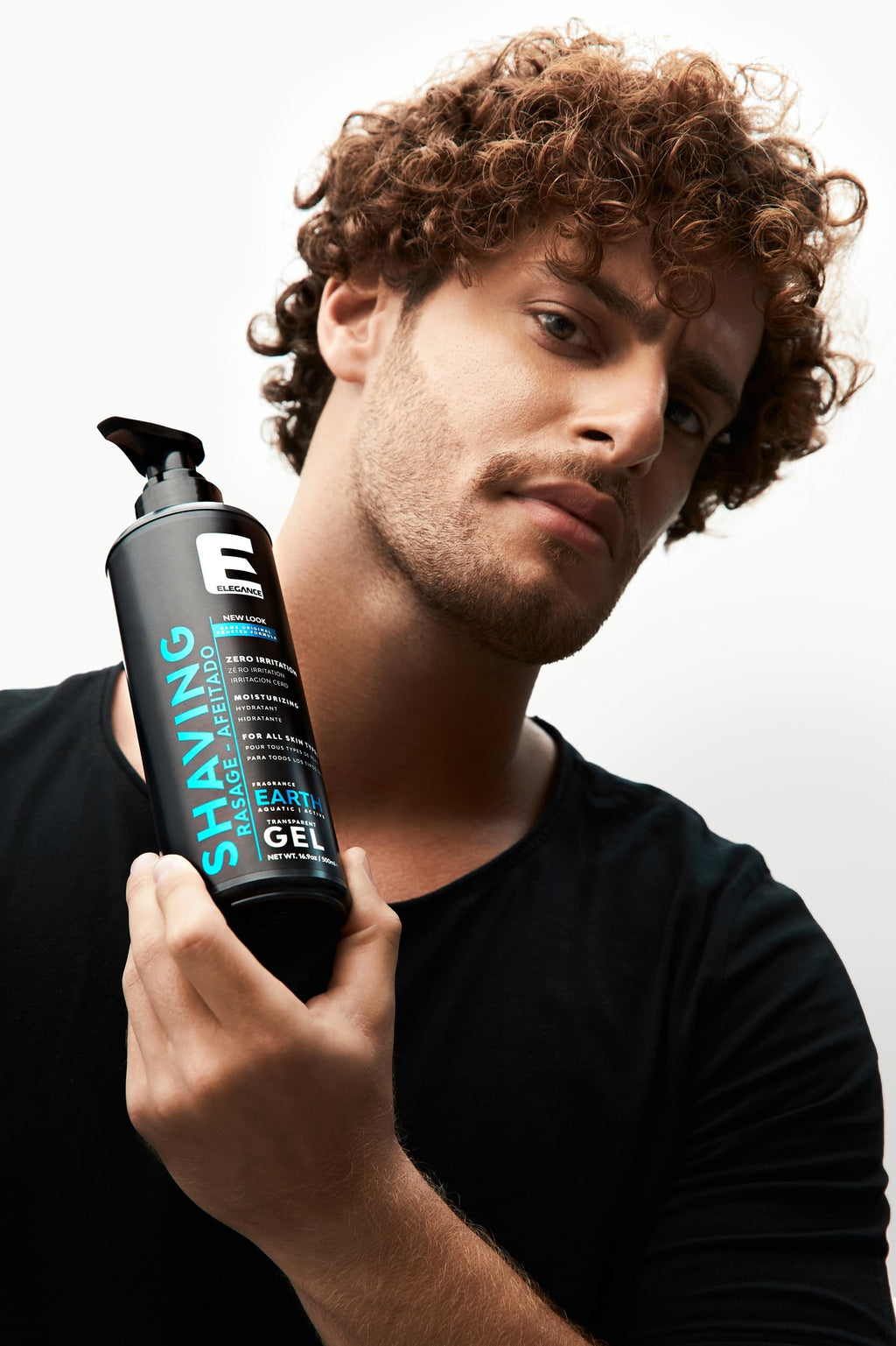 Elegance After Shave Lotion for Men, 500ml, Earth (Blue), Real Shaving Relief, After Shave that Hydrates and Revitalizes your Skin, 16.9 Oz Earth Blue)