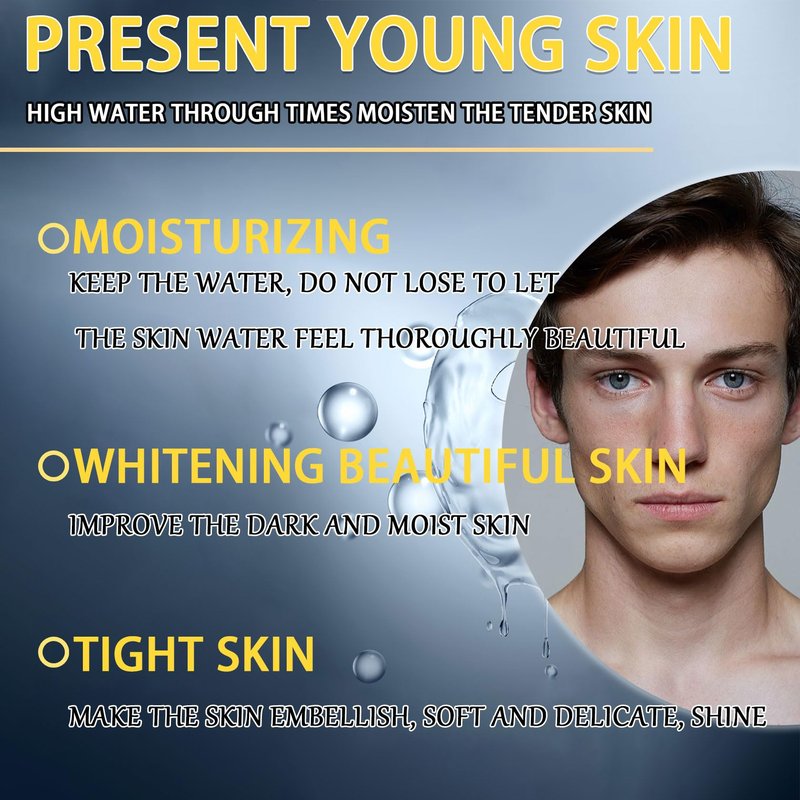 WENJLYJ Mens Face Sheet Mask Set,Hydrating Facial Sheet Masks Combo for All Skin Types,Moisturizing Mens Face Mask Skincare Gift Set for Him,Dad,Husband & Boyfriend (10 Pcs)