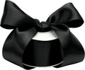 Black Ribbon 2 Inch Double Face Satin Ribbon - Thick Black Wedding & Craft Ribbon | 25 Yards