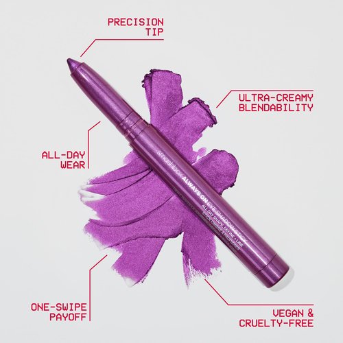 Smashbox Always on Eyeshadow Stick | Eye Shadow Stick with Precision Tip that Shapes, Defines & Lines Eyes for Bold Looks with Creamy Color | Hot Shot