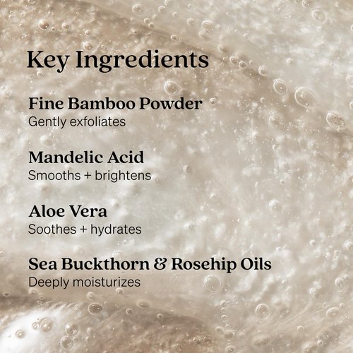 Loved01 Face & Body Exfoliating Cleanser, John Legend Skincare, Hydrating Exfoliant with Aloe, Improves Skin Texture & Tone, with Mandelic Acid & Bamboo Powder for Gentle Combined Exfoliation, 6 oz