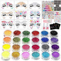 Glitter Tattoos for Kids, Glitter Tattoo kit, Face Gems, Rhinestones, Temporary Tattoos, Face Glitter Festival, face gems Stick on, Festival Accessories, face gem for Festivals,Girls Birthday Present