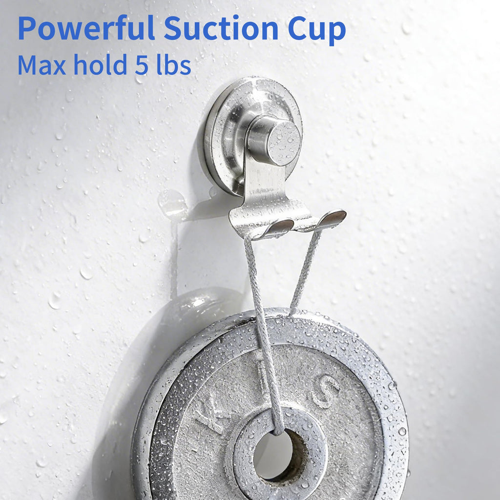 AIDILI Suction Razor Holder for Shower 2 Pack Suction Cup Hook for Bathroom