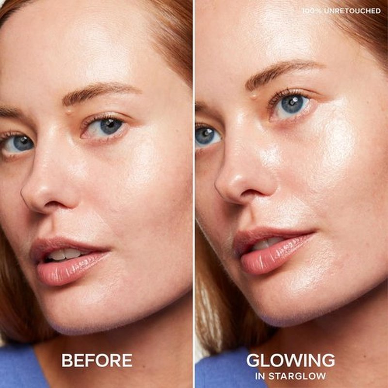 Saie Glowy Super Gel - Illuminating Makeup Primer & Serum with Vitamin C - Starglow (1 oz)