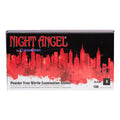 Adenna Night Angel Disposable Nitrile Gloves – 4 Mil, Powder Free Rubber Glove for Tattoo & Medical Use, Latex-Free, Tactile Sensitivity with Textured Grip, Case of 1000, Large, Black