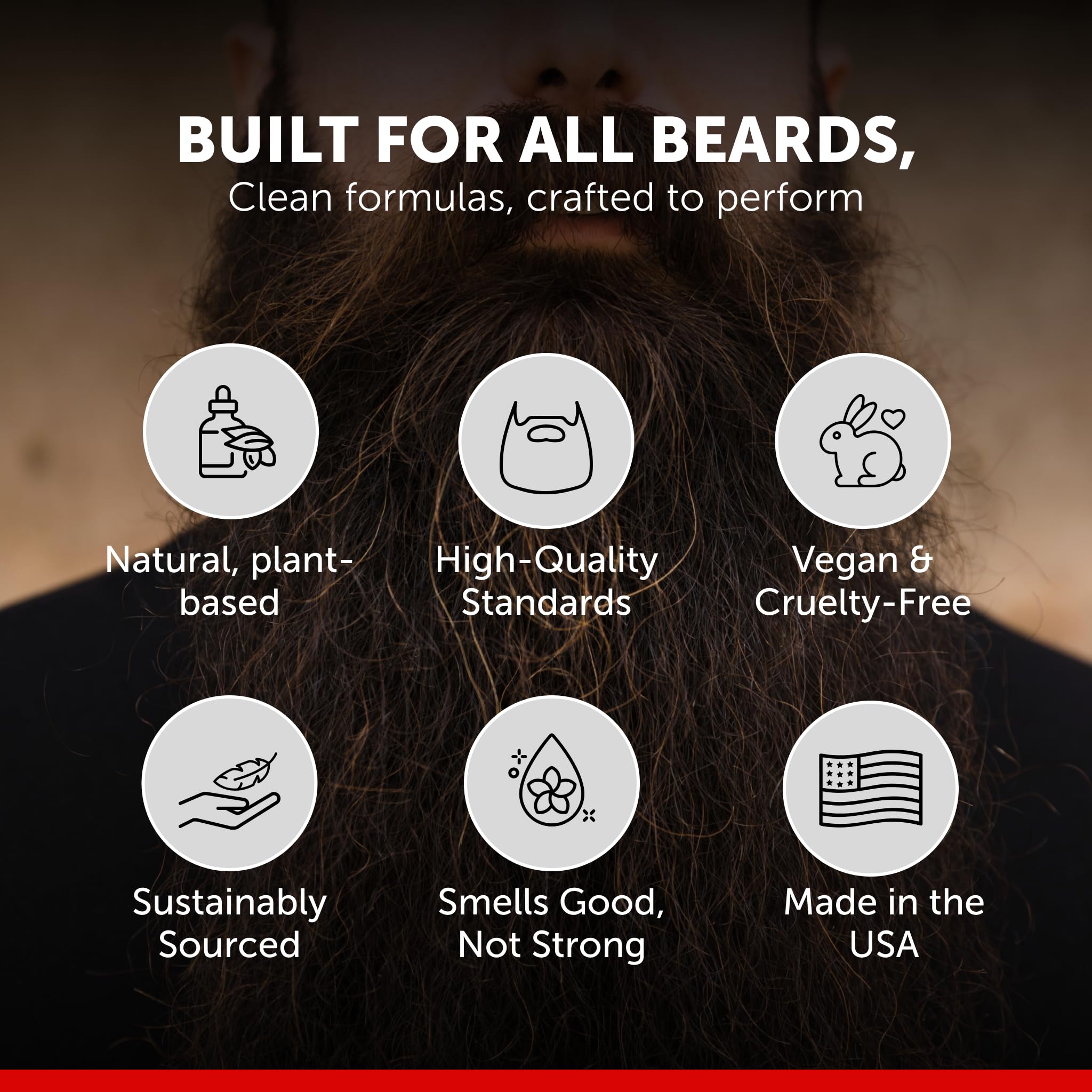 Detroit Grooming Co. Beard Wash - Men's Beard Shampoo - Deeply Cleanses & Refreshes Beards - Aloe Vera with Essential Oils - Beard & Mustache Cleanser - Toasted Vanilla & Amber Scent - 313-8oz