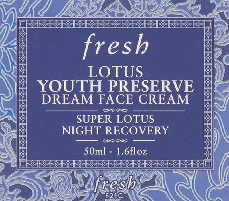 Fresh Lotus Youth Preserve Dream Face Cream - Anti-Aging Hydration for Radiant Skin