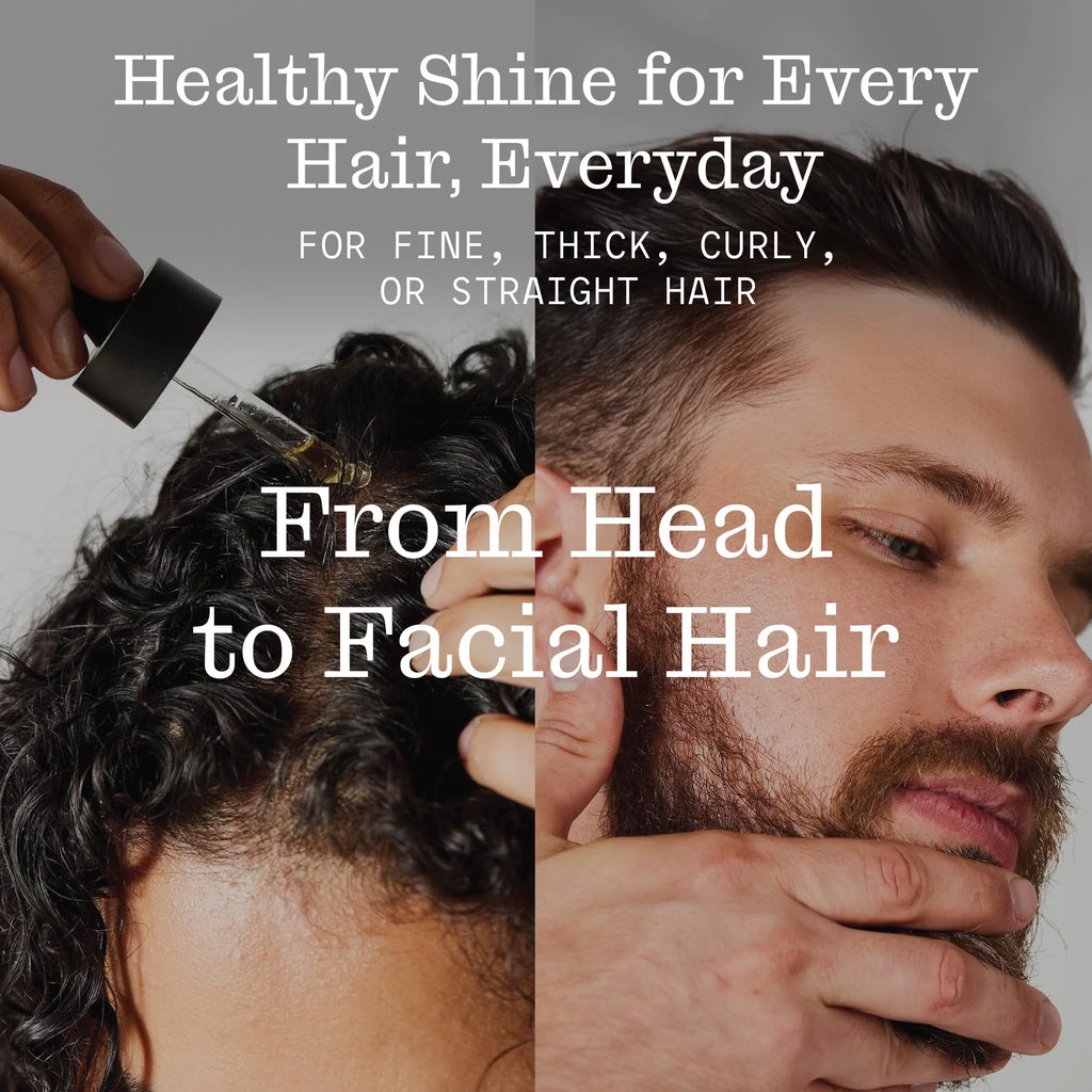 Firsthand Supply Hair Oil for Frizzy Hair – Lightweight Moisturizing Hair Oil – Natural Oils with Plant-Based Keratin – Non-Toxic Ingredients for Shine & Scalp Hydration – 1.7oz Travel Size