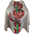 CapeshionPro Barber Capes Hair Cutting Capes Salon Stylist Capes with Snaps Waterproof Professional Large Barber Hairdresser Gown Cape- 63”× 56”(SNAKE)